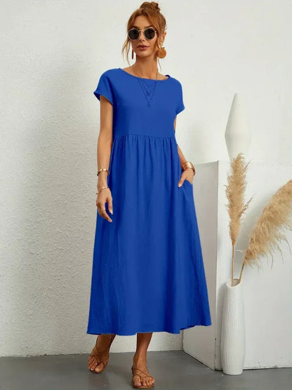 CARMEN | VESTIDO MIDI FLUIDO