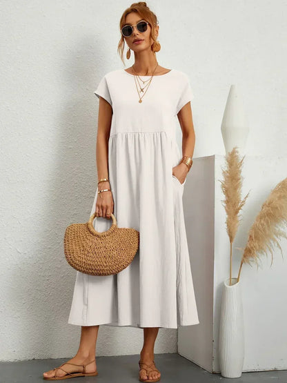 CARMEN | VESTIDO MIDI FLUIDO