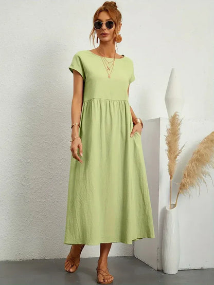 CARMEN | VESTIDO MIDI FLUIDO