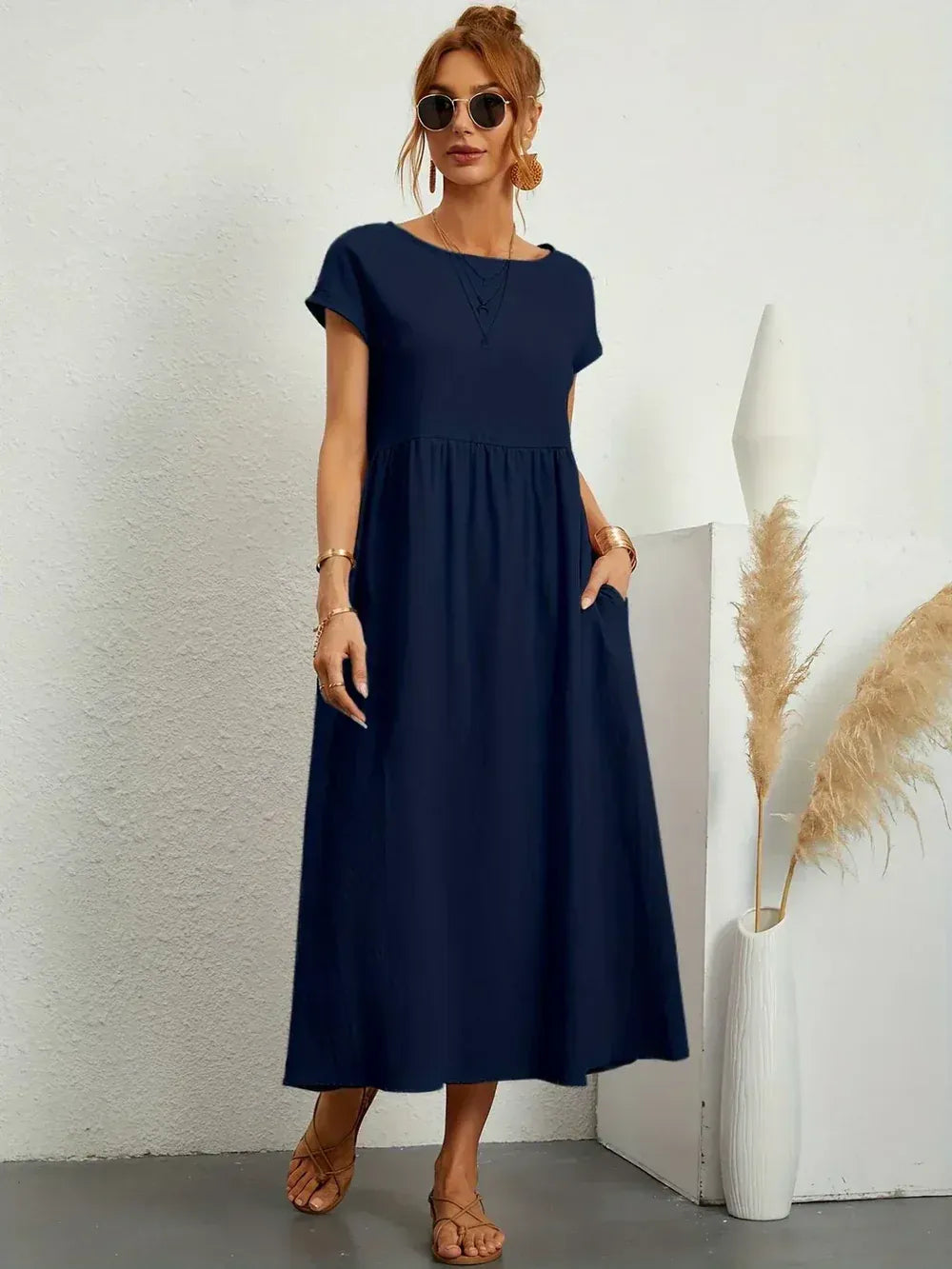 CARMEN | VESTIDO MIDI FLUIDO