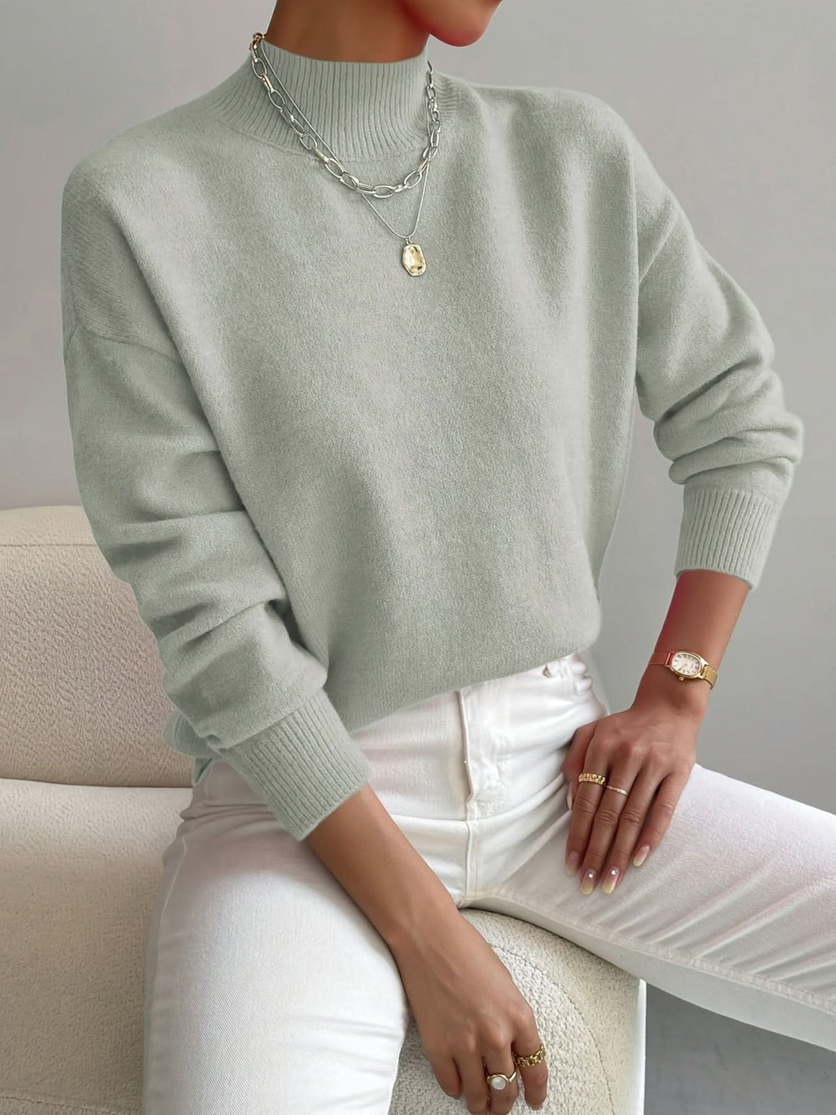SERAPHINE | SUÉTER DE CUELLO ALTO