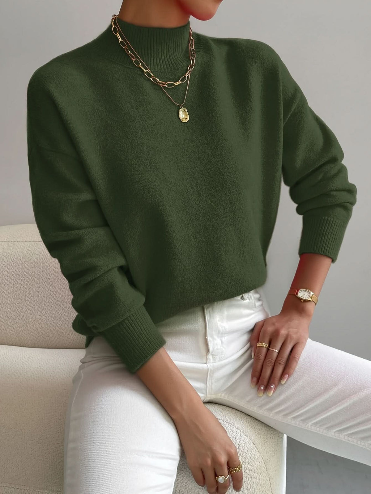 SERAPHINE | SUÉTER DE CUELLO ALTO