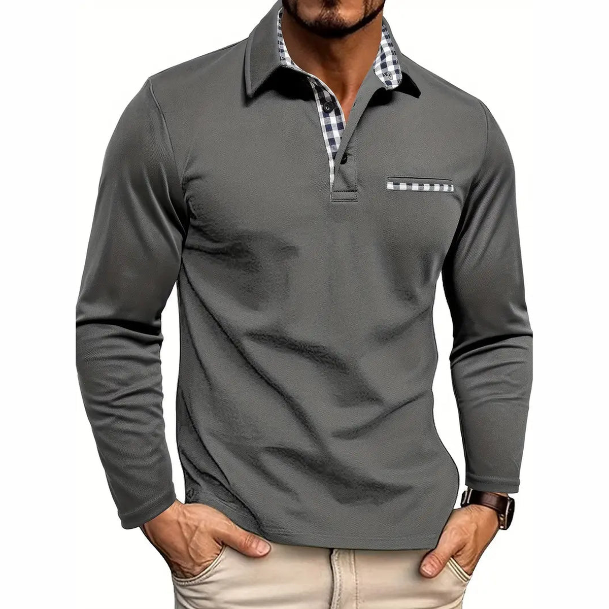 CARLOS | POLO DE MANGA LARGA PREMIUM